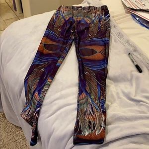 Peacock leggings